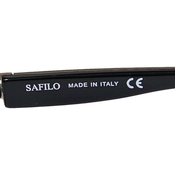 Safilo Unisex Eyeglasses Elasta 7173 OX93 52-18 140 Black/gun Metal FRAMES ONLY - Picture 6 of 15